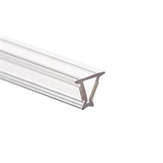 Glasverbindingsprofiel 135 graden 12-12,8mm transparant (L=3m)