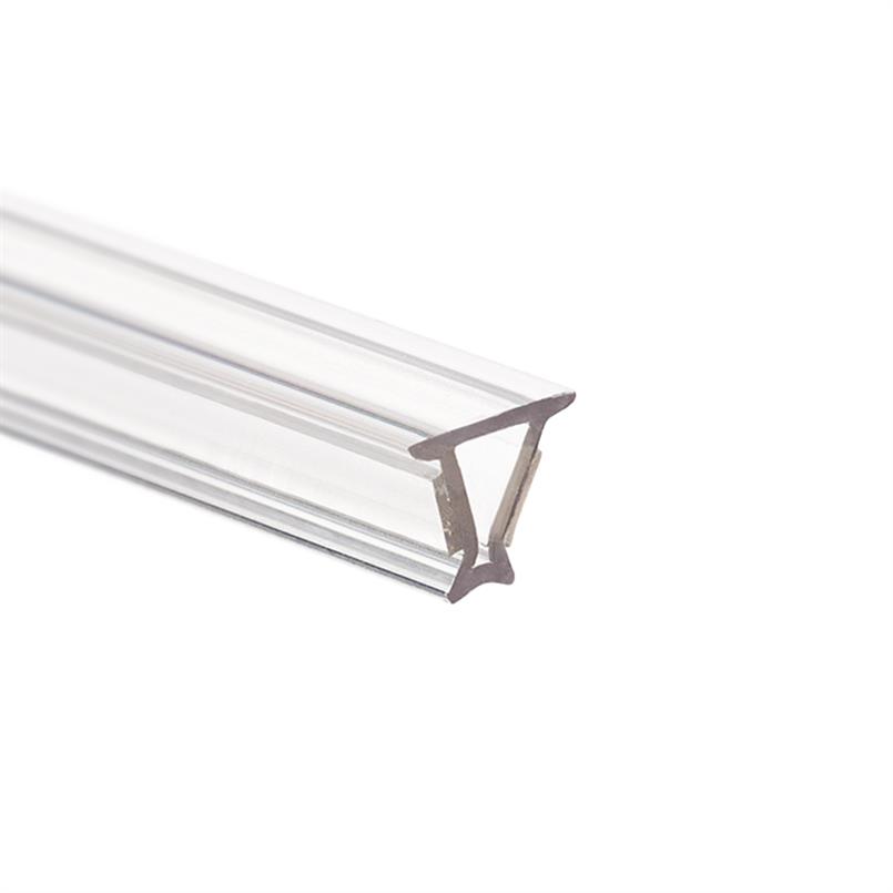 Glasverbindingsprofiel 135 graden 12-12,8mm transparant (L=3m)