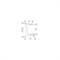 Glasverbindingsprofiel 90 graden 10-10,8mm transparant (L=3m)