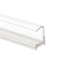 Glasverbindingsprofiel 90 graden 10-10,8mm transparant (L=3m)