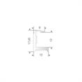 Glasverbindingsprofiel 90 graden 12-12,8mm transparant (L=3m)
