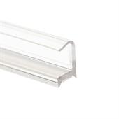 Glasverbindingsprofiel 90 graden 12-12,8mm transparant (L=3m)