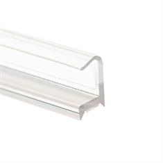 Glasverbindingsprofiel 90 graden 12-12,8mm transparant (L=3m)