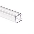 Glasverbindingsprofiel hoek 10-10,8mm transparant (L=3m)