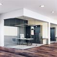 Glasverbindingsprofiel hoek 10-10,8mm transparant (L=3m)