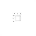Glasverbindingsprofiel hoek 10-10,8mm transparant (L=3m)