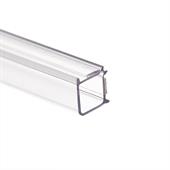 Glasverbindingsprofiel hoek 10-10,8mm transparant (L=3m)