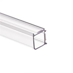 Glasverbindingsprofiel hoek 10-10,8mm transparant (L=3m)