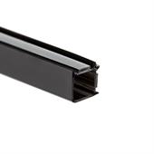 Glasverbindingsprofiel hoek 10-10,8mm zwart (L=3m)