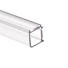 Glasverbindingsprofiel hoek 12-12,8mm transparant (L=3m)