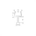 Glasverbindingsprofiel tussenwand 10-10,8mm transparant (L=3m)