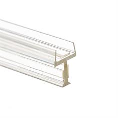 Glasverbindingsprofiel tussenwand 10-10,8mm transparant (L=3m)