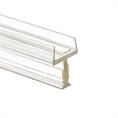Glasverbindingsprofiel tussenwand 12-12,8mm transparant (L=3m)