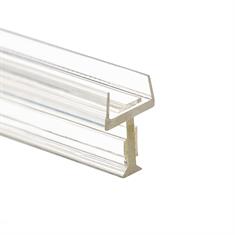 Glasverbindingsprofiel tussenwand 12-12,8mm transparant (L=3m)