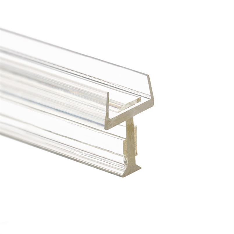 Glasverbindingsprofiel tussenwand 12-12,8mm transparant (L=3m)