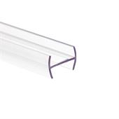 H-profiel kunststof 10-10,8mm transparant (L=3m)