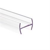 H-profiel kunststof 12-12,8mm transparant (L=3m)
