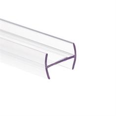 H-profiel kunststof 12-12,8mm transparant (L=3m)