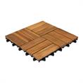 Houten terrastegel Malmo 30x30x2,4cm (set 10 tegels)