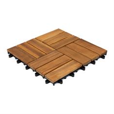 Houten terrastegel Malmo 30x30x2,4cm (set 10 tegels)