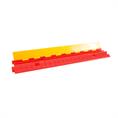 Kabelbrug 2 kanalen rood LxBxH=980x255x45mm