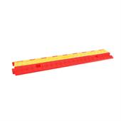 Kabelbrug 2 kanalen rood LxBxH=980x255x45mm