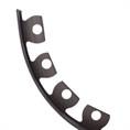 Kunststof borderrand bruin 40mm (L=10m)