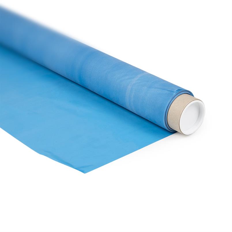 Latex op rol FDA blauw d=0,2mm L=5x0,92m