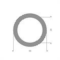 Mosrubber EPDM slang D=24x32mm (L=20m)