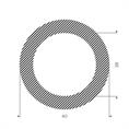 Mosrubber EPDM slang D=28x40mm (L=25m)