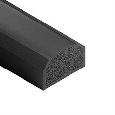 Mosrubber hatchpakking BxH= 57x32mm (L=10m)