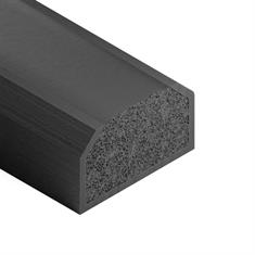 Mosrubber hatchpakking BxH= 70x40mm (L=10m)