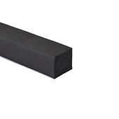 Mosrubber rechthoekigsnoer BxH= 25x25mm (L=25m)