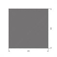 Mosrubber rechthoekigsnoer BxH= 80x80mm (L=10m)