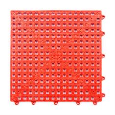 Open kliktegel rood 300x300x13mm (set 50 stuks)