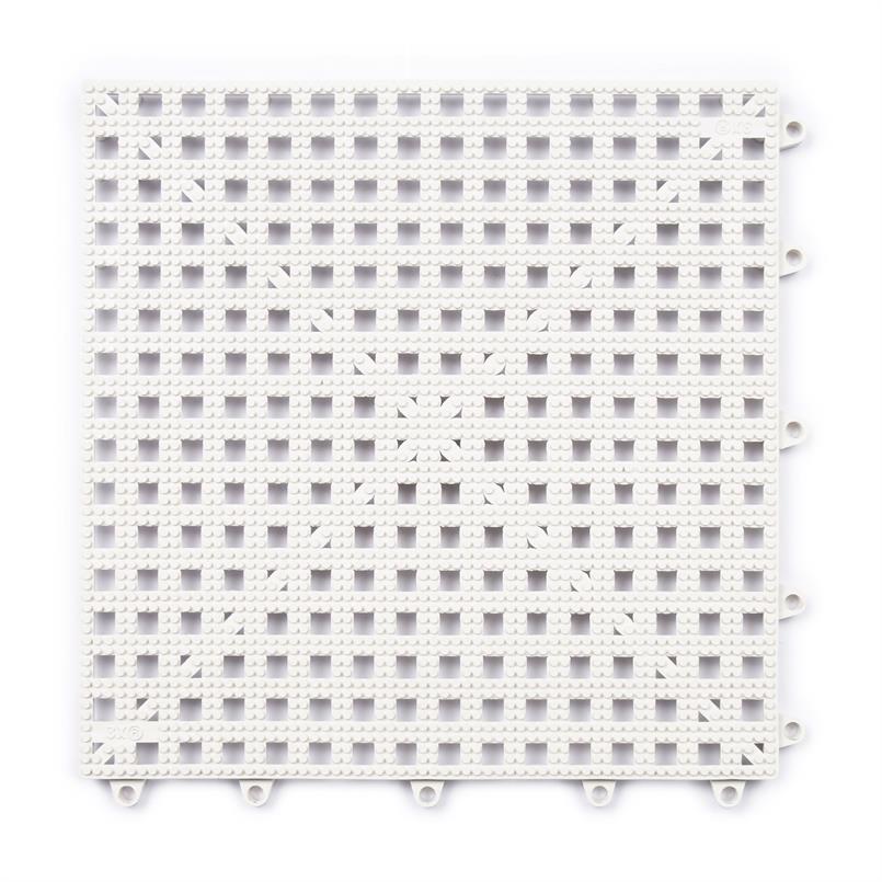 Open kliktegel wit 300x300x13mm (set 50 stuks)
