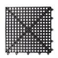 Open kliktegel zwart 300x300x13mm (set 50 stuks)