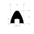 Parabool demper type KP/E 10x10mm (M4) set 10 stuks