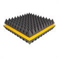 Piramideschuim grijs 50x50x7cm zelfklevend (set 10 stuks)