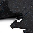 Puzzelmat Ultrafloor zwart/blauw 500x500x8mm