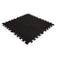 Puzzelmat Ultrafloor zwart/rood 500x500x8mm (set 4 tegels)