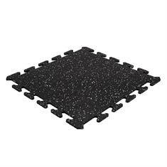 Puzzelmat Ultrafloor zwart/wit 500x500x8mm (set 4 tegels)