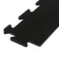 Puzzeltegel premium randstuk zwart 15mm