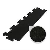 Puzzeltegel premium randstuk zwart 15mm