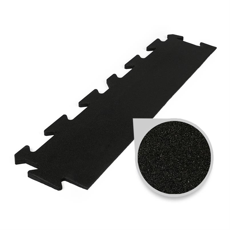 Puzzeltegel premium randstuk zwart 15mm