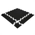 Puzzeltegel premium zwart 100x100x1,5cm