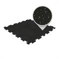 Puzzeltegel premium zwart/grijs 100x100x1,5cm