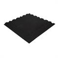 Puzzeltegel premium zwart/grijs 100x100x1,5cm