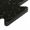 Puzzeltegel premium zwart/grijs 100x100x1,5cm