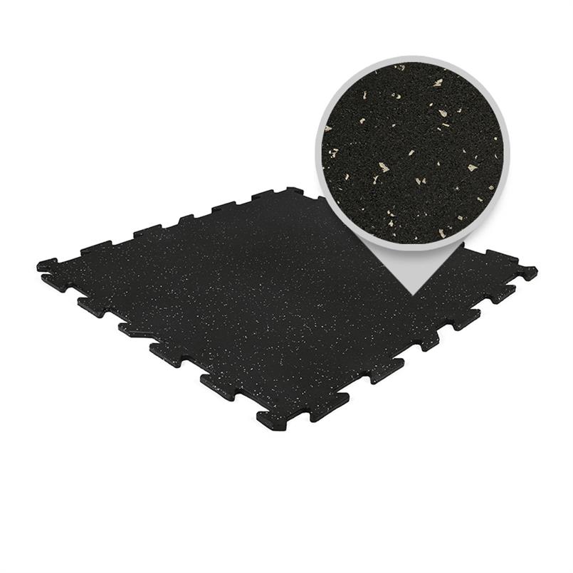 Puzzeltegel premium zwart/grijs 100x100x1,5cm
